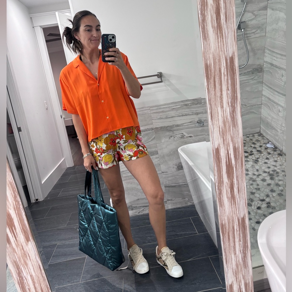 Tangerine Michael Kors, button-down shirt